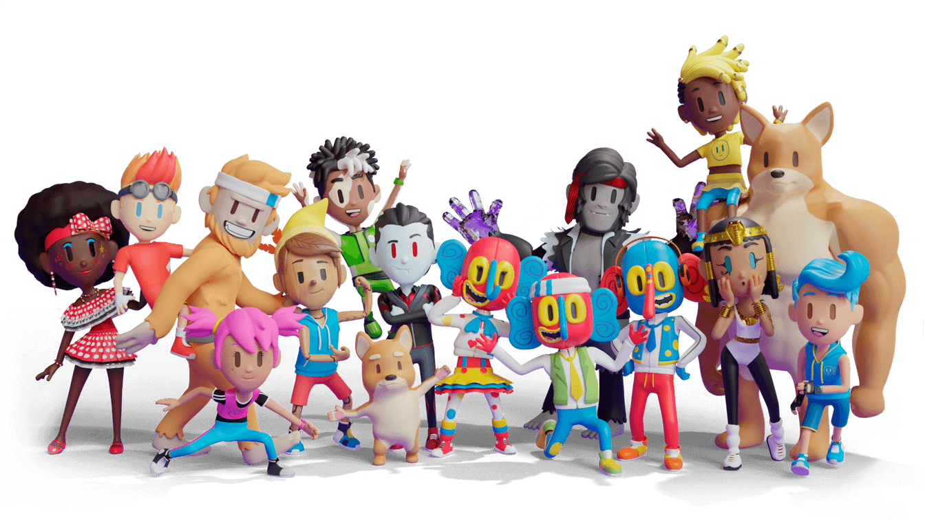 Bacano Go characters